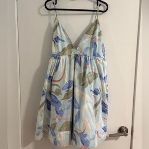 Abercrombie & Fitch Blue and Green Mini Dress